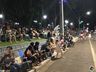 Grande público acompanha o acionamento das luzes de Natal na praça de São João do Oeste