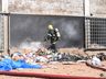 VÍDEO: Incêndio destrói materiais recicláveis da ACOMAR 