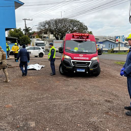 Homem morre vítima de atropelamento em São Miguel do Oeste 