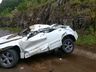 Motorista morre e duas pessoas ficam feridas em capotamento na BR-282