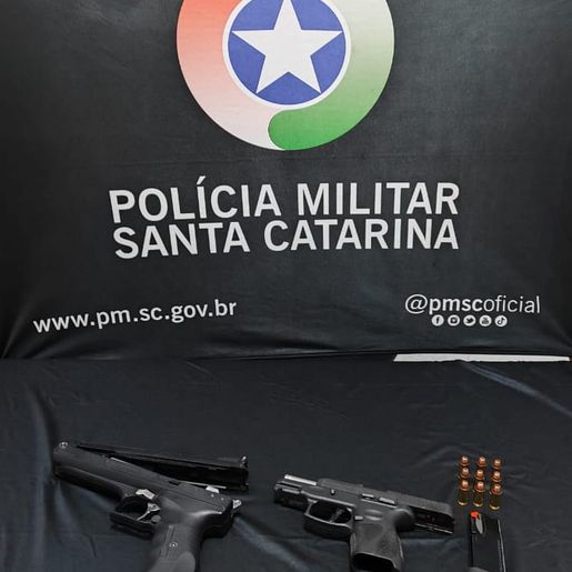Homem é preso por porte ilegal de arma de fogo em SMOeste 