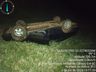 Idoso fica ferido em capotamento de carro em Campo Erê