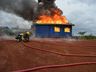 VÍDEO: Casa é destruída por incêndio em Campo Erê 
