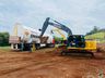 Após várias horas de trabalho, segundo reservatório de água é armazenado em Itapiranga