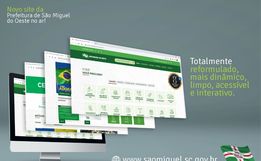 Prefeitura de SMOeste lança novo site e novo Portal da Transparência