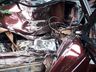 Carro fica destruído após colisão contra árvore na SC-305, em Guaraciaba