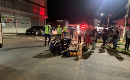 Pedestre é atropelado e condutor foge sem prestar socorro
