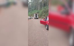 Ciclista sofre ferimentos graves em colisão com carro no interior de Itapiranga