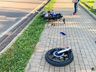Acidente deixa jovem gravemente ferido na Willy Barth; vídeo