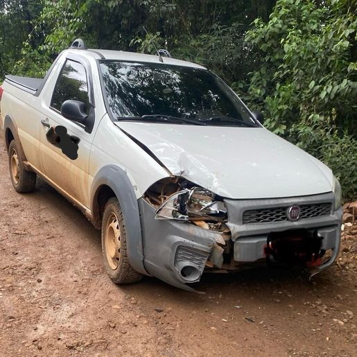Colisão entre moto e carro deixa homem ferido no interior de Tunápolis