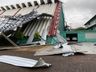 Temporal causa destelhamentos e derruba árvores em São Miguel do Oeste