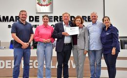 Astor Kist recebe Moção de Aplauso por contribuição à história de São Miguel do Oeste