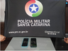 PM recupera celulares furtados em São Lourenço do Oeste 