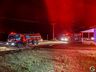 Casa é parcialmente destruída por incêndio em Bandeirante; confira vídeo