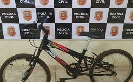 Polícia Civil recupera bicicleta furtada de estabelecimento comercial
