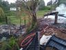 Casa é destruída pelo fogo no centro de Princesa