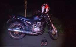 Motociclista sofre ferimentos graves em queda de moto na SC 386 em Mondaí