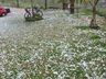 Tempestade de granizo atinge municípios do Oeste
