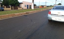 Idoso de 82 anos fica ferido em atropelamento 