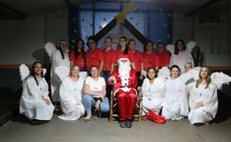 CEI Pingo de Gente de Palma Sola finaliza ano letivo com a chegada do Papai Noel