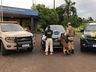 PRF e PM apreendem camioneta de luxo com 17kg de cloridrato de cocaína
