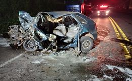 Três vítimas fatais em grave acidente na BR-282