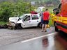  Motoristas feridos em colisão entre dois veículos na SC 163 em Itapiranga