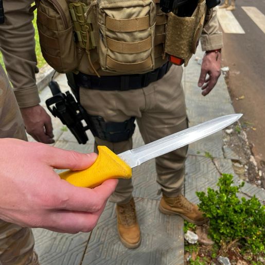 Suspeito de esfaquear homem em SMO é preso 30 minutos após o crime