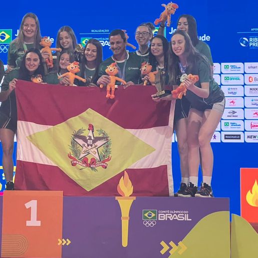 Guaraciaba é Campeã Nacional dos Jogos da Juventude no Vôlei