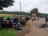Colisão entre carro e duas motos deixa dois feridos na BR-158