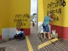 Pichações chamam atenção em praia do Litoral Norte de SC