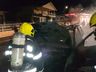 Incêndio destrói veículo no centro de Anchieta