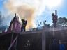 VÍDEO: Casa é destruída por incêndio em São Miguel do Oeste