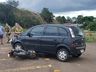 Colisão entre carro e moto deixa um ferido na BR-163
