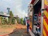 Incêndio destrói depósito de residência em São Miguel do Oeste 