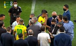 Agentes da PF e da Anvisa entram em campo para retirar 4 jogadores da Argentina 