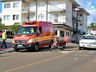 Colisão frontal deixa homem ferido no centro de SMO