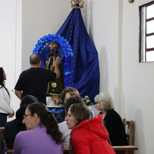 Devotos de Nossa Senhora Aparecida participam da 29 º Romaria  do São Mateus