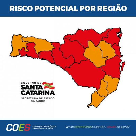 Região Extremo Oeste volta para o nível grave na Matriz de Risco