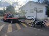 Jovem é preso por alterar placa de moto em São Miguel do Oeste