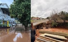 Palmitos decreta situação de emergência após fortes chuvas causarem inundações e prejuízos
