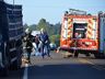 VÍDEO: Motociclista morre após colisão com caminhão na SC-163