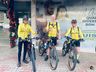 Ciclistas de Itapiranga e Tunápolis iniciam roteiro de pedal até Montevidéu