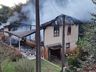 Residência fica destruída pelo fogo em Quilombo 
