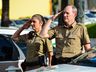 Militares do 11ºBPM/Fron prestam homenagem à PM morto após acidente em SC
