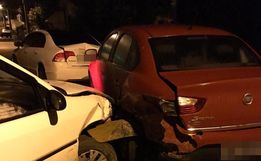 Acidente envolve quatro veículos em Itapiranga e motorista é preso