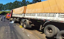 Adolescente morre atropelado por caminhão na BR-163