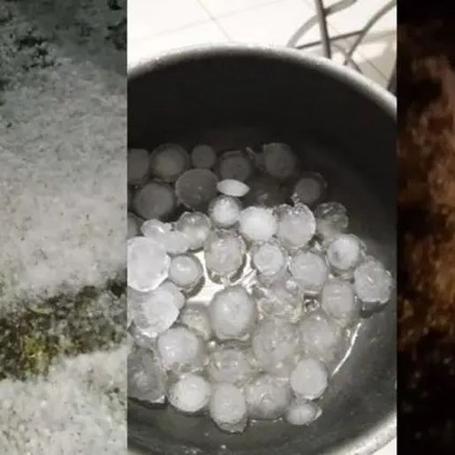 Chapecó entra em situação de emergência após chuva de granizo 