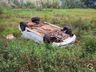 Mulher fica ferida em capotamento de veículo na SC 163 em Itapiranga