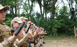 Policiais Militares da região são habilitados para utilizar a pistola 9mm 